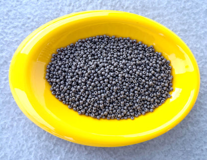 Preciosa Grey Seed Beads