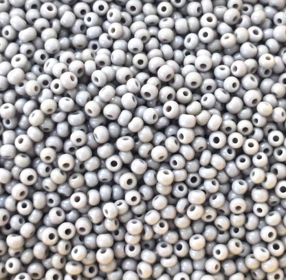 Preciosa Grey Seed Beads