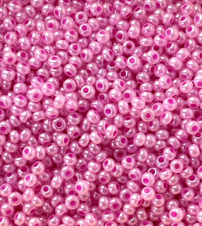 Preciosa Fuchsia Pink Seed Beads