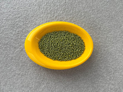 Preciosa Olivine Green Seed Beads