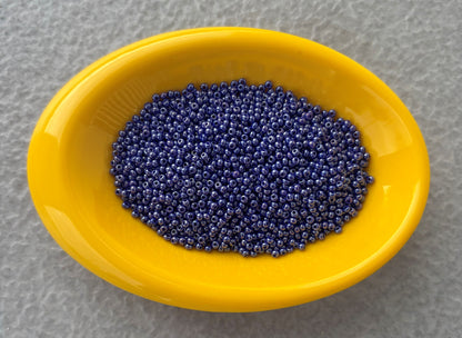 Preciosa Duracoat Galvanized Navy Seed Beads