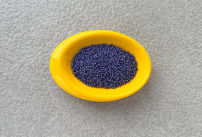 Preciosa Duracoat Galvanized Navy Seed Beads