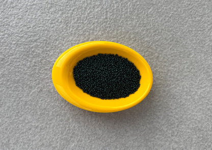 Preciosa Dark Teal Green Opaque Seed Beads