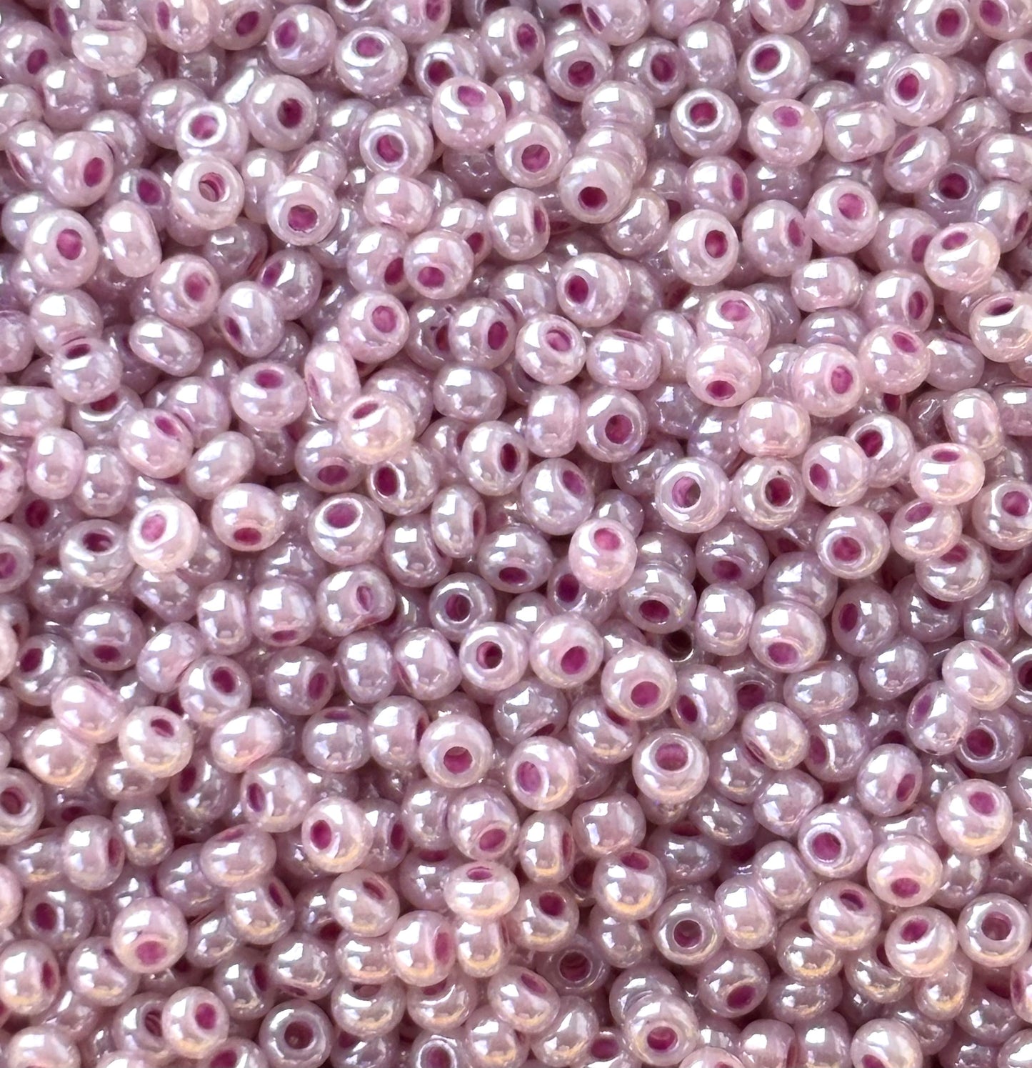 Preciosa Pearlescent Lilac Seed Beads