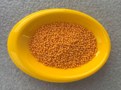Preciosa Light Orange Luster Seed Beads