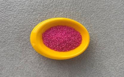 Preciosa Fuchsia Lined Crystal Seed Beads