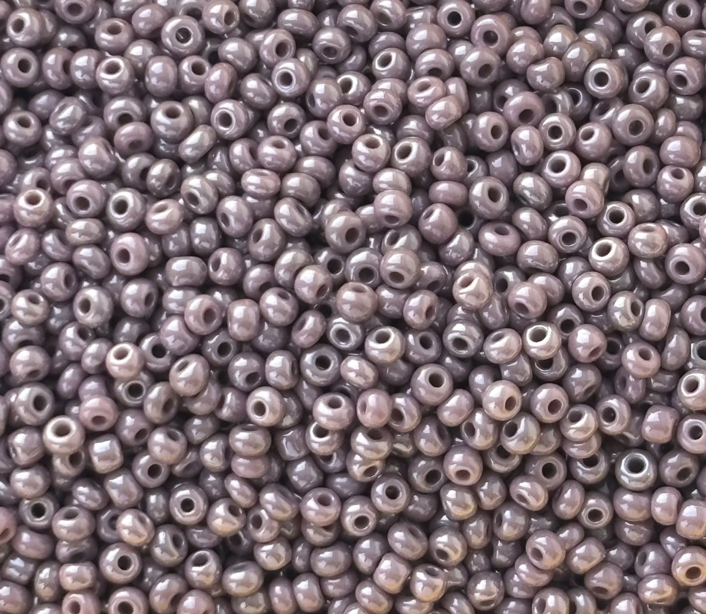 Preciosa Dark Mauve Seed Beads