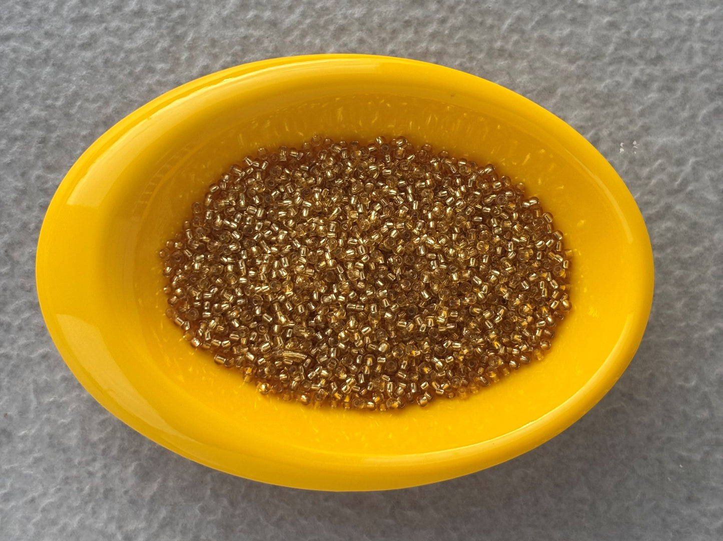 Preciosa Silver Lined Light Topaz Seed Beads