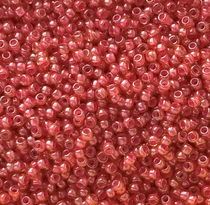 Preciosa Watermelon Red Seed Beads
