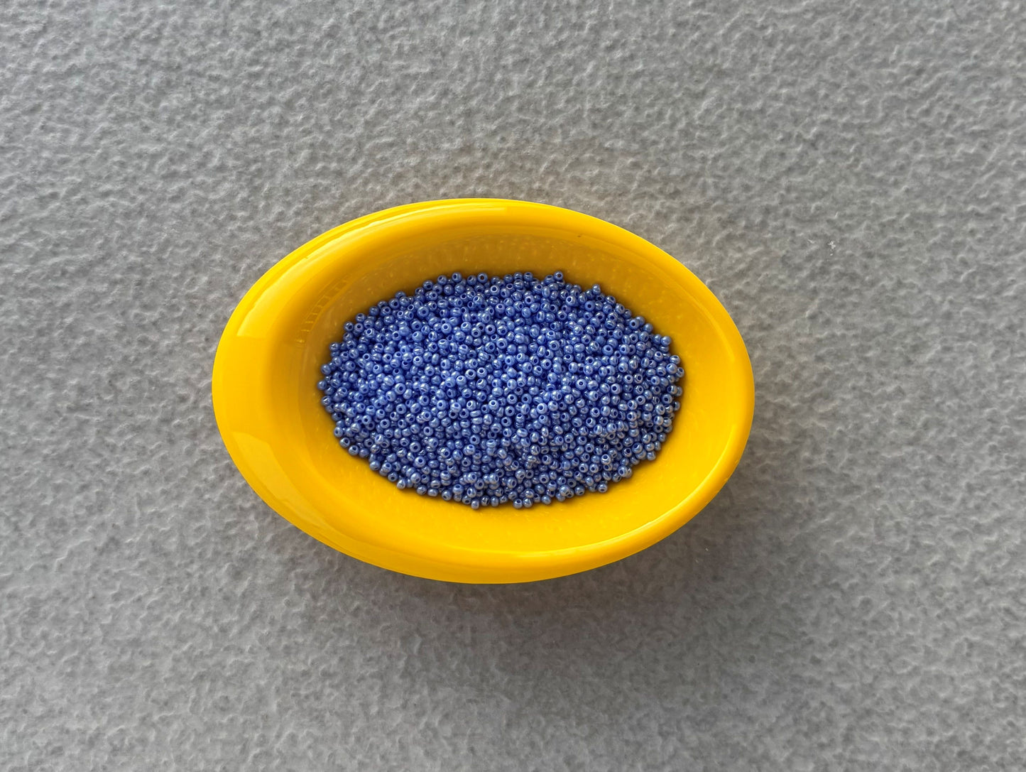 Preciosa Blue Opaque Luster Seed Beads