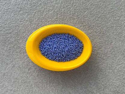 Preciosa Blue Opaque Luster Seed Beads