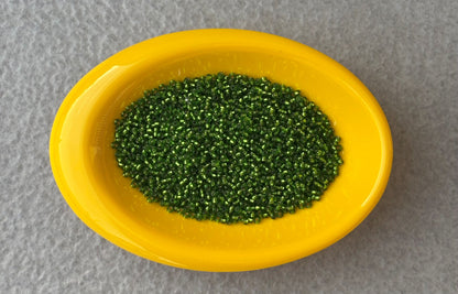 Preciosa Silver Lined Lime Green Seed Beads