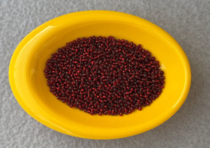Preciosa Silver Lined Pomegranate Red Seed Beads