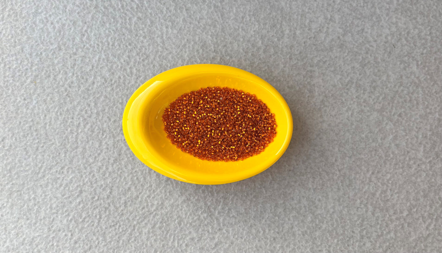 Preciosa Silver Lined Burnt Orange Seed Beads