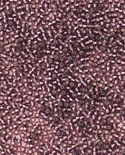 Preciosa Silver Lined Grape Seed Beads