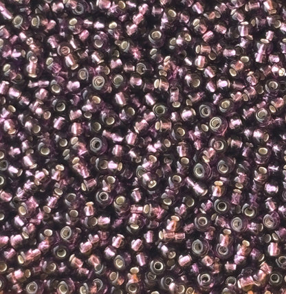 Preciosa Silver Lined Grape Seed Beads