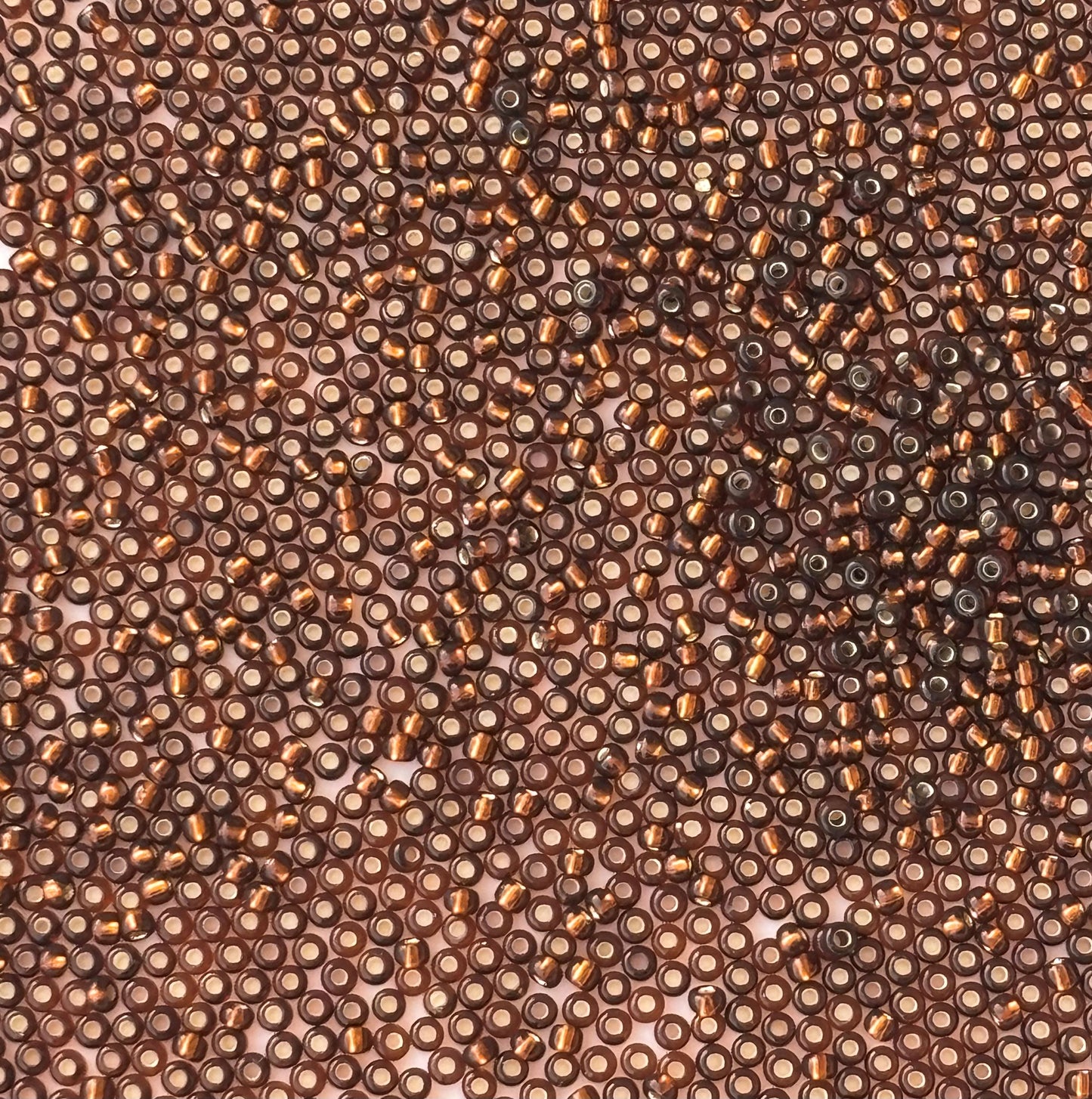 Preciosa Silver Lined Brown Seed Beads