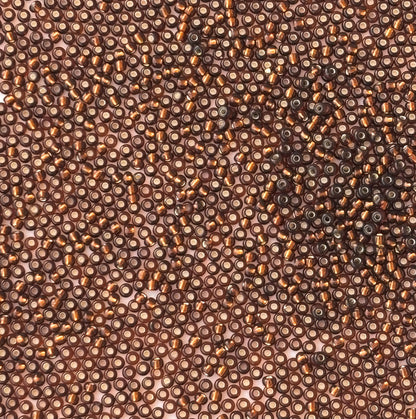 Preciosa Silver Lined Brown Seed Beads
