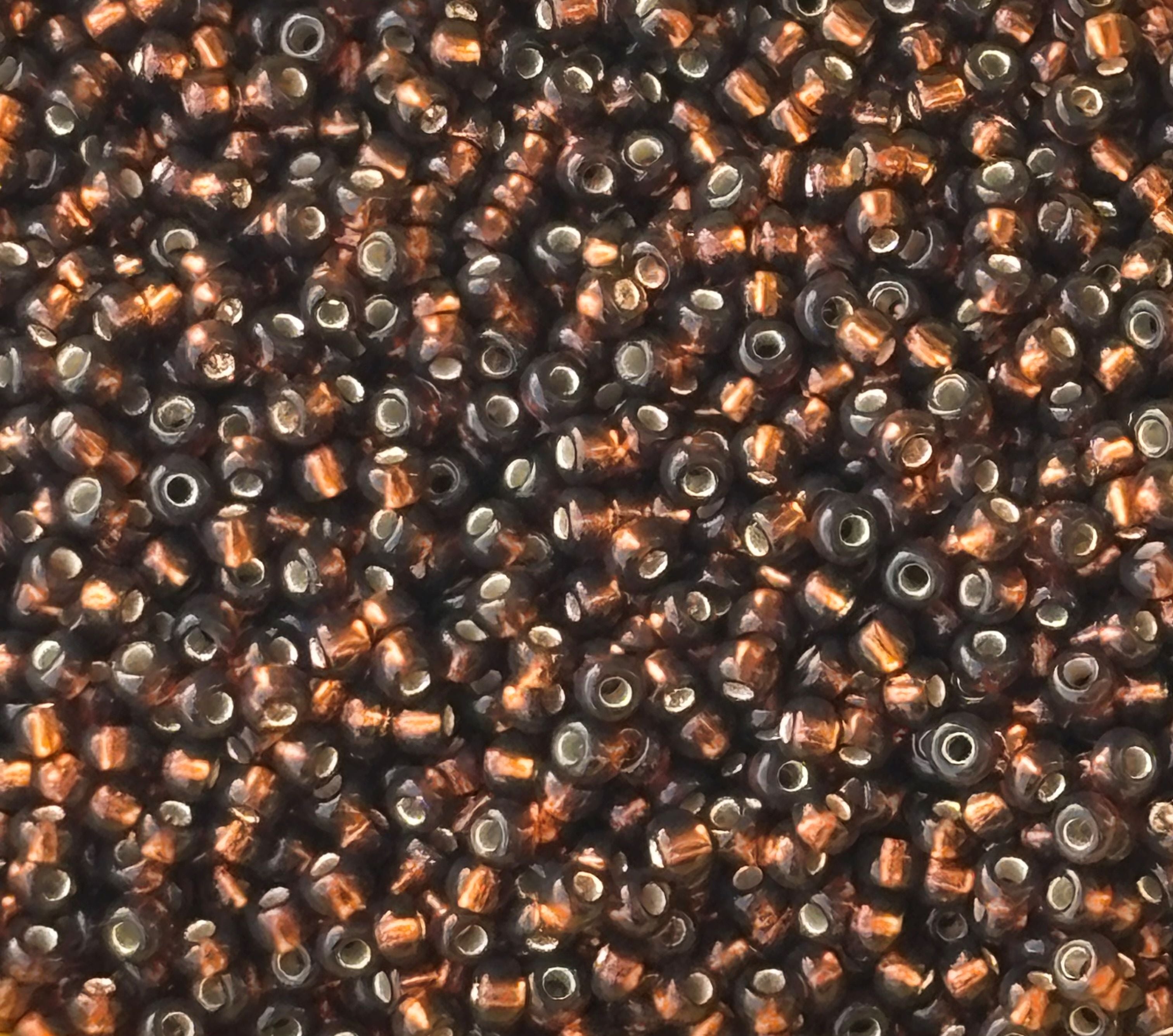 Preciosa Silver Lined Brown Seed Beads
