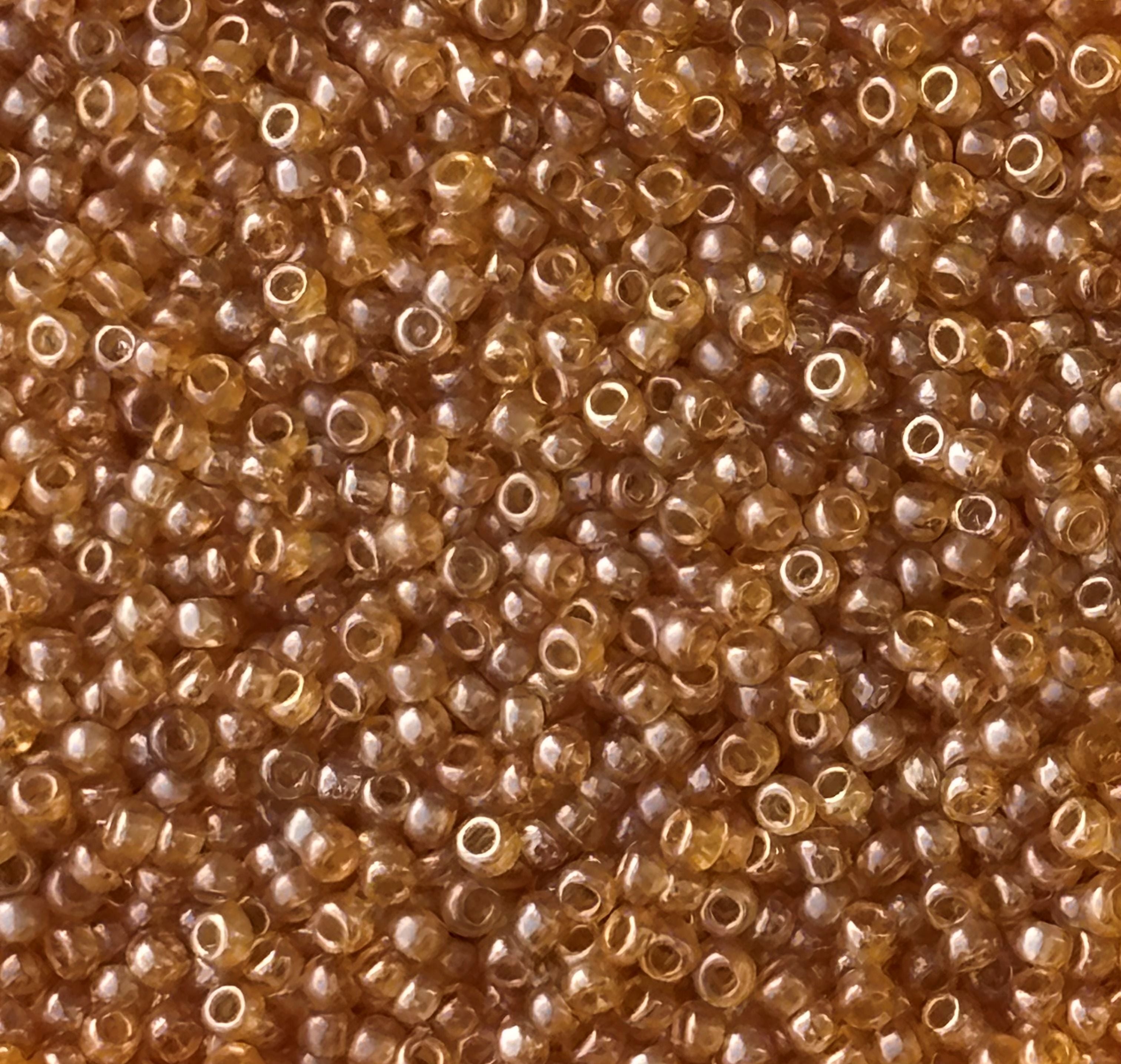 Preciosa Champagne Seed Beads