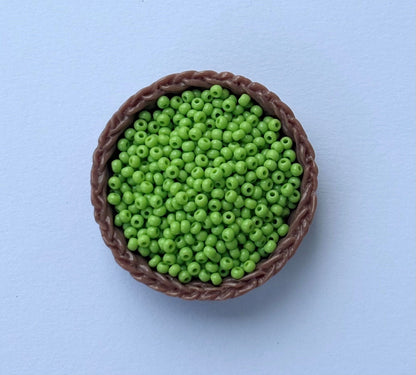 Lime Green Preciosa Seed Beads