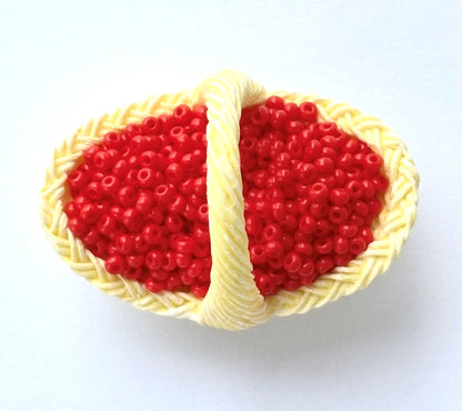 Vibrant Red Preciosa Seed Beads
