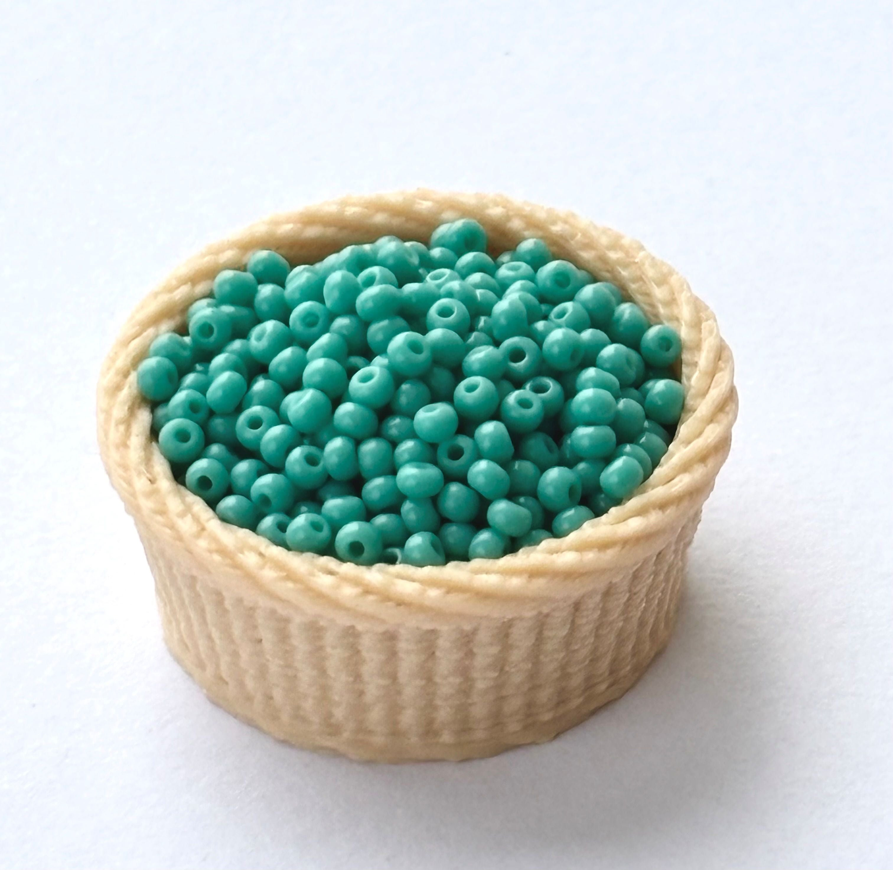 Teal Preciosa Seed Beads