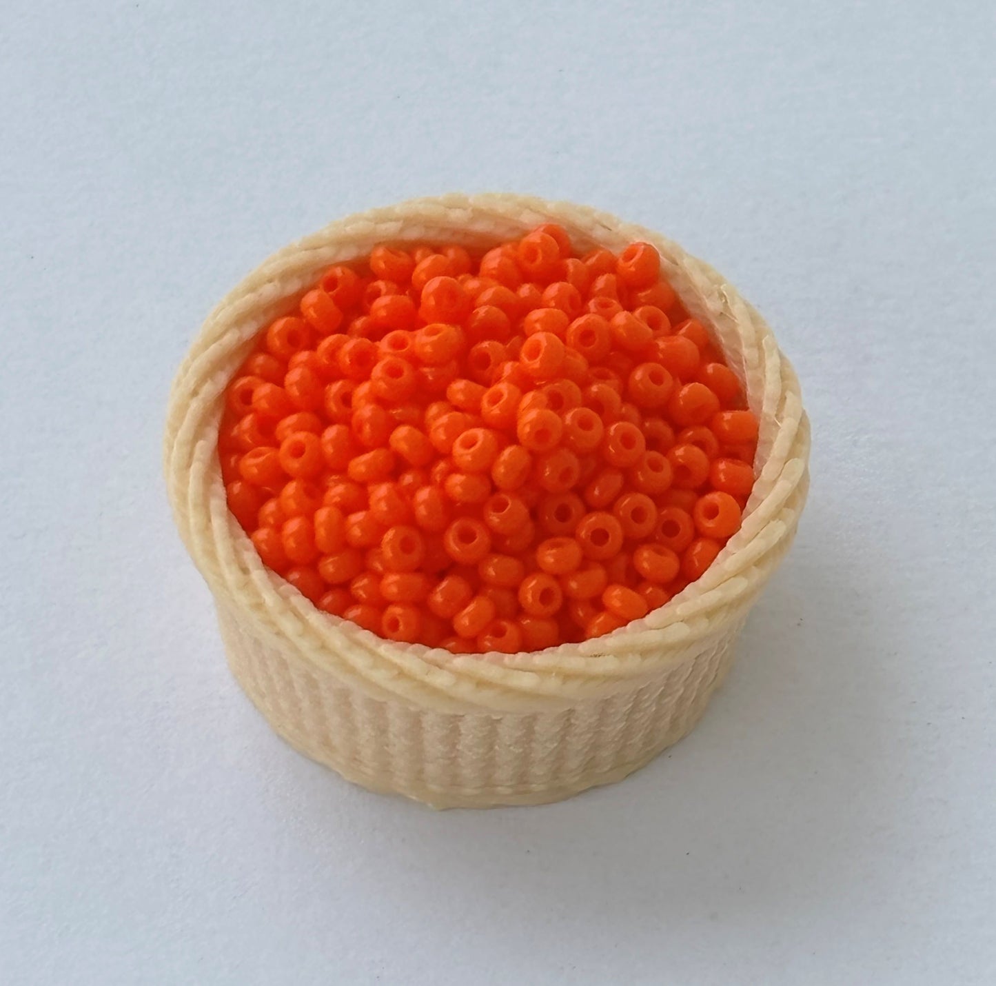 Bright Orange Preciosa Seed Beads