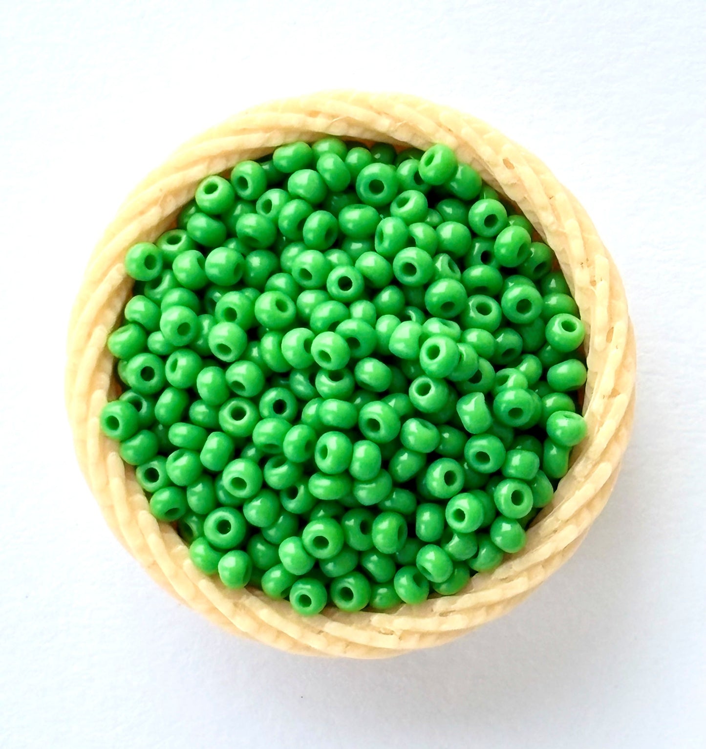 Apple Green Preciosa Seed Beads