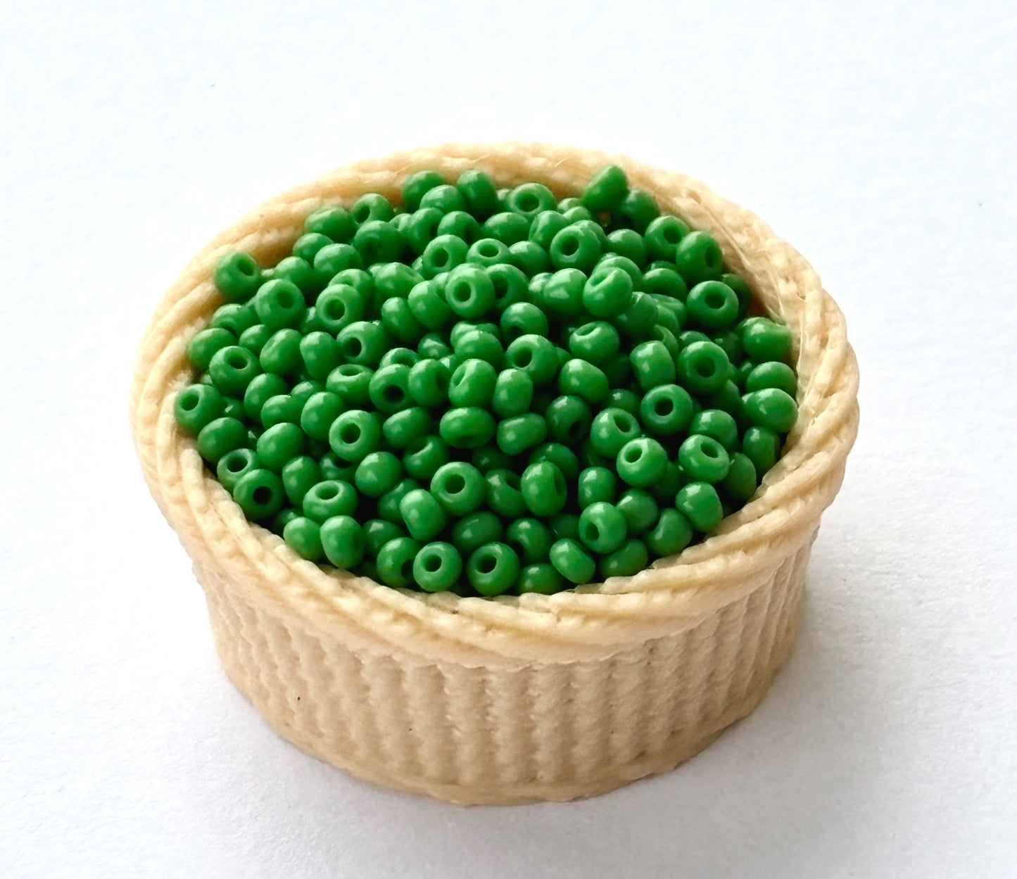 Apple Green Preciosa Seed Beads
