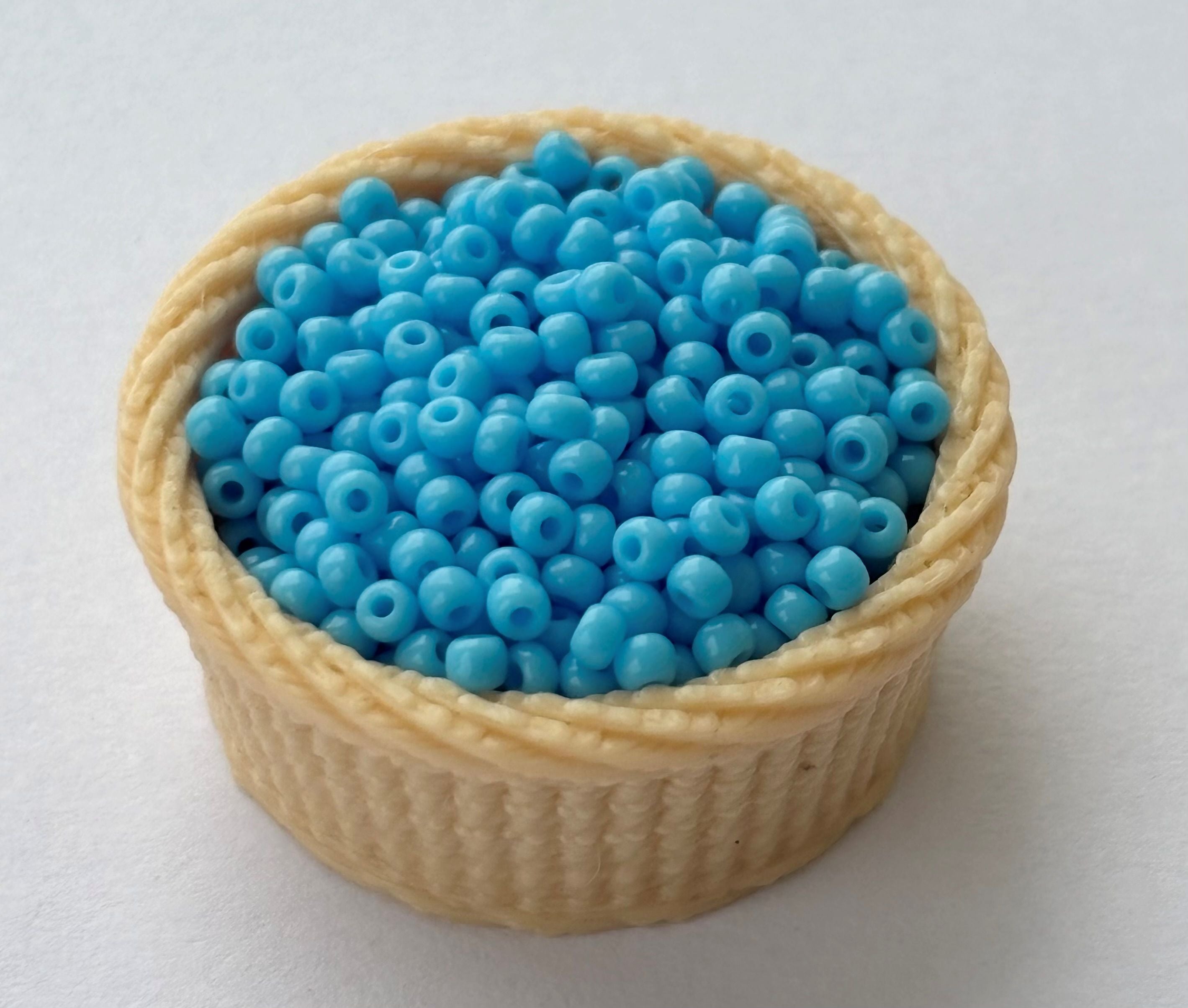 Turquoise Blue Preciosa Seed Beads