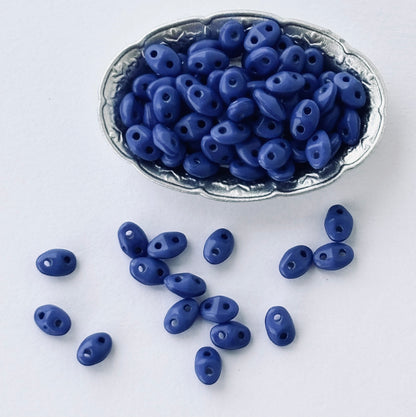 Periwinkle SuperDuo Glass Beads