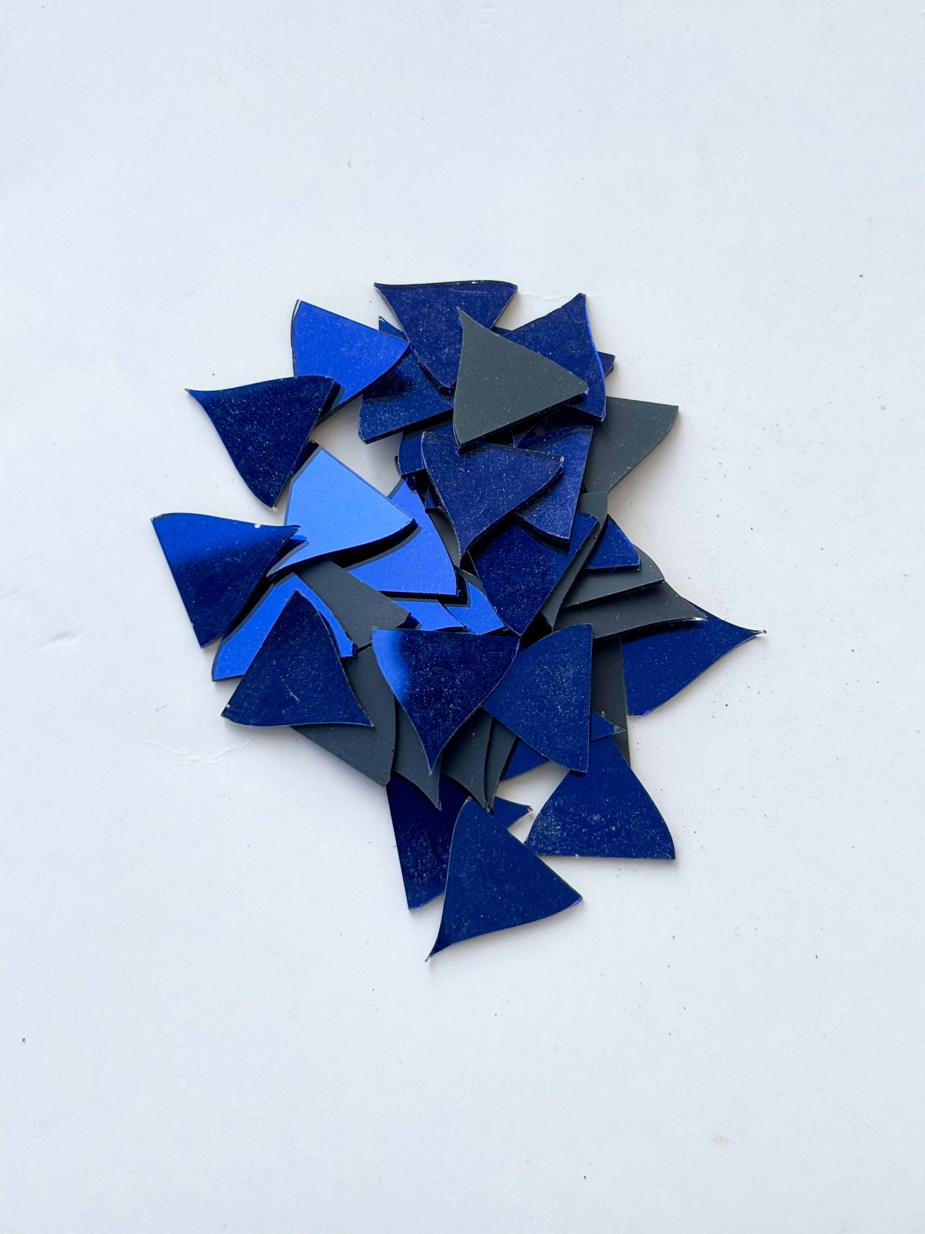 Blue Fancy Shape - HD Cut Mirrors