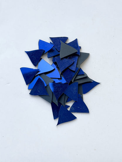 Blue Fancy Shape - HD Cut Mirrors