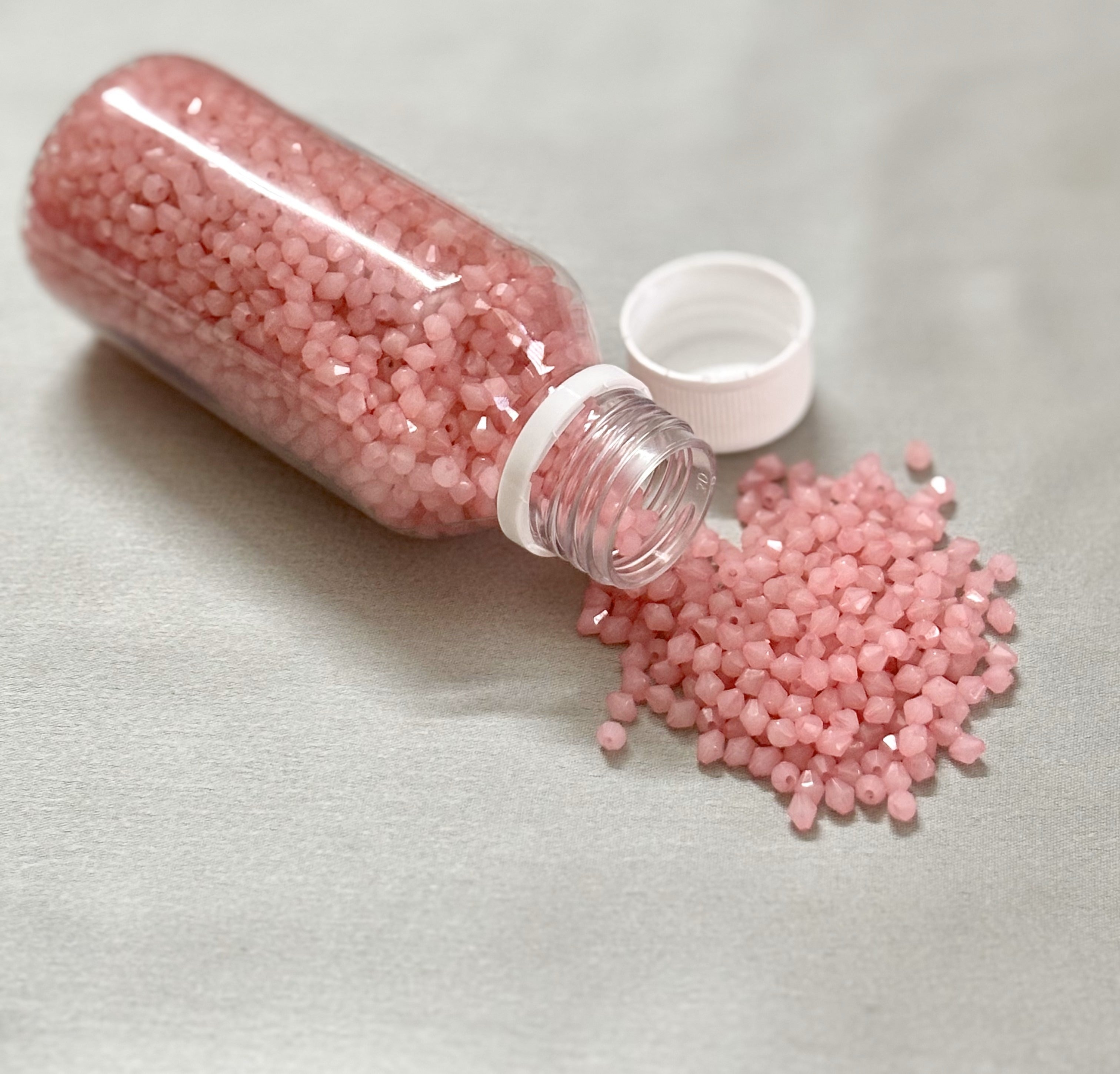 Blush Pink Bicone Beads