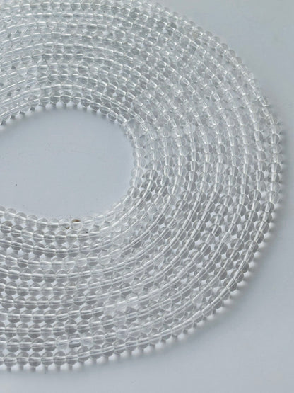 Clear Transparent 4MM Glass Beads
