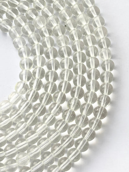 Clear Transparent 8MM Glass Beads