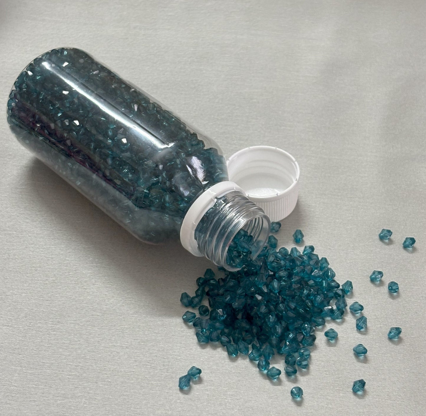 Dark Teal Bicone Beads