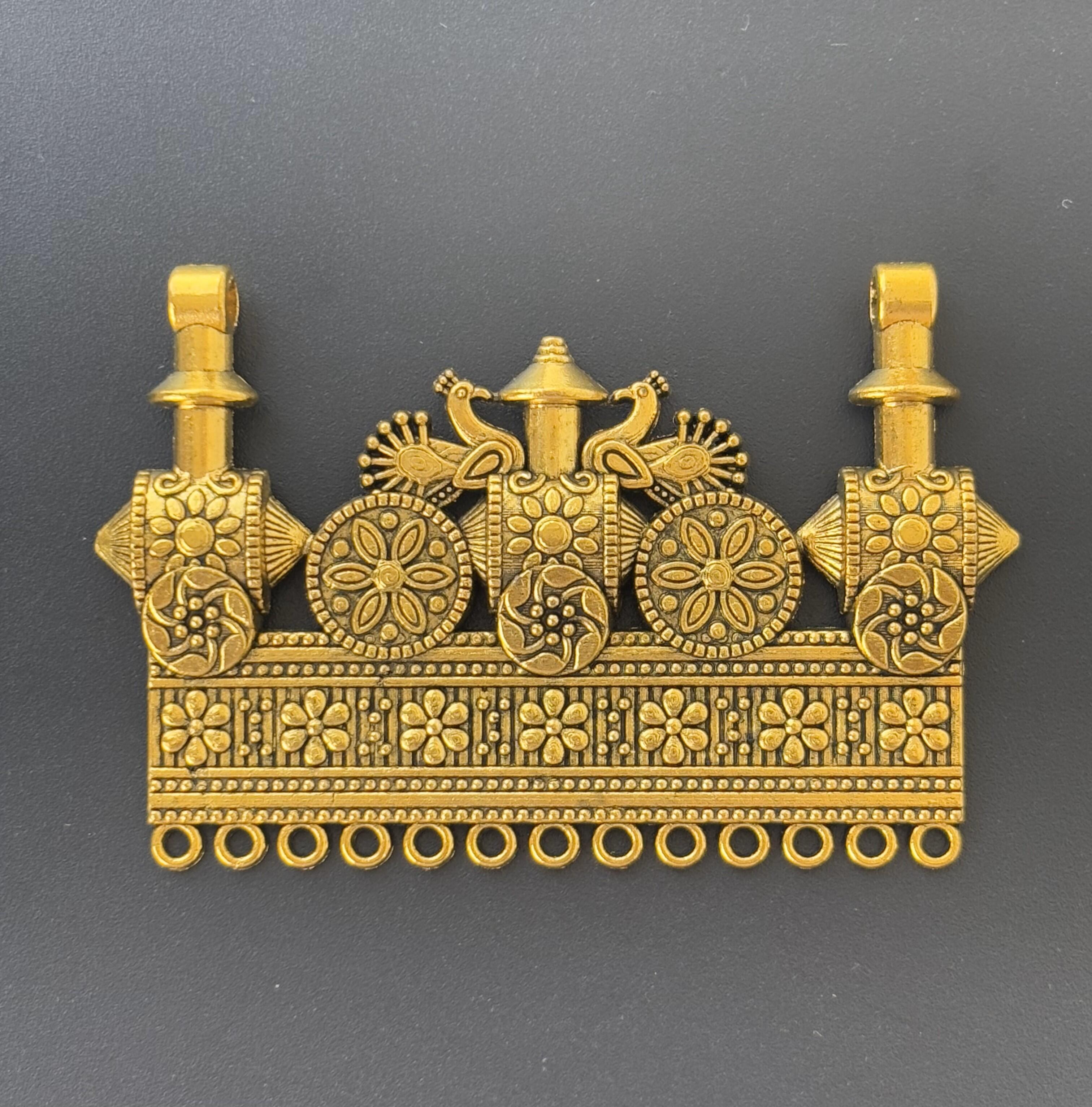 Traditional Temple Chariot Pendant