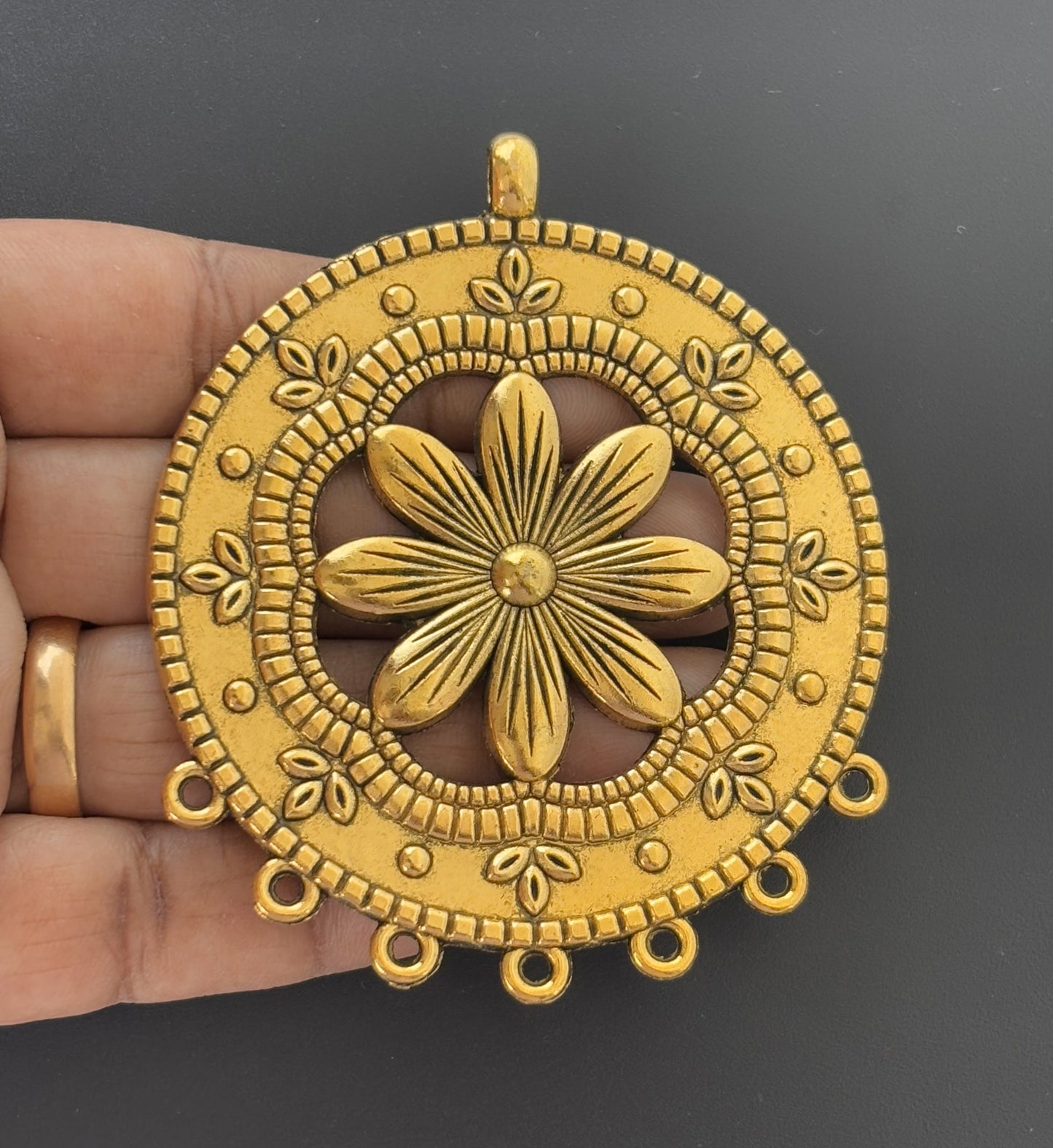 Floral Mandala Pendant