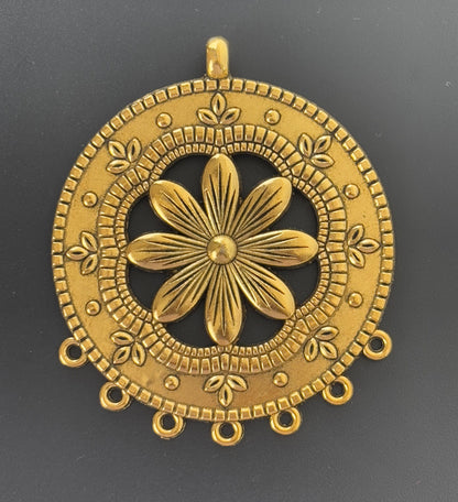 Floral Mandala Pendant