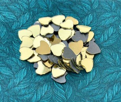 Gold Fancy Shape - Heart Cut Mirrors