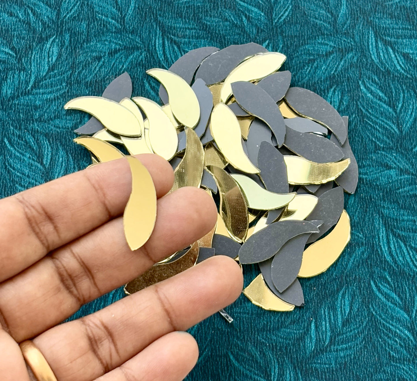 Gold Fancy Shape - Fish Cut Mirrors
