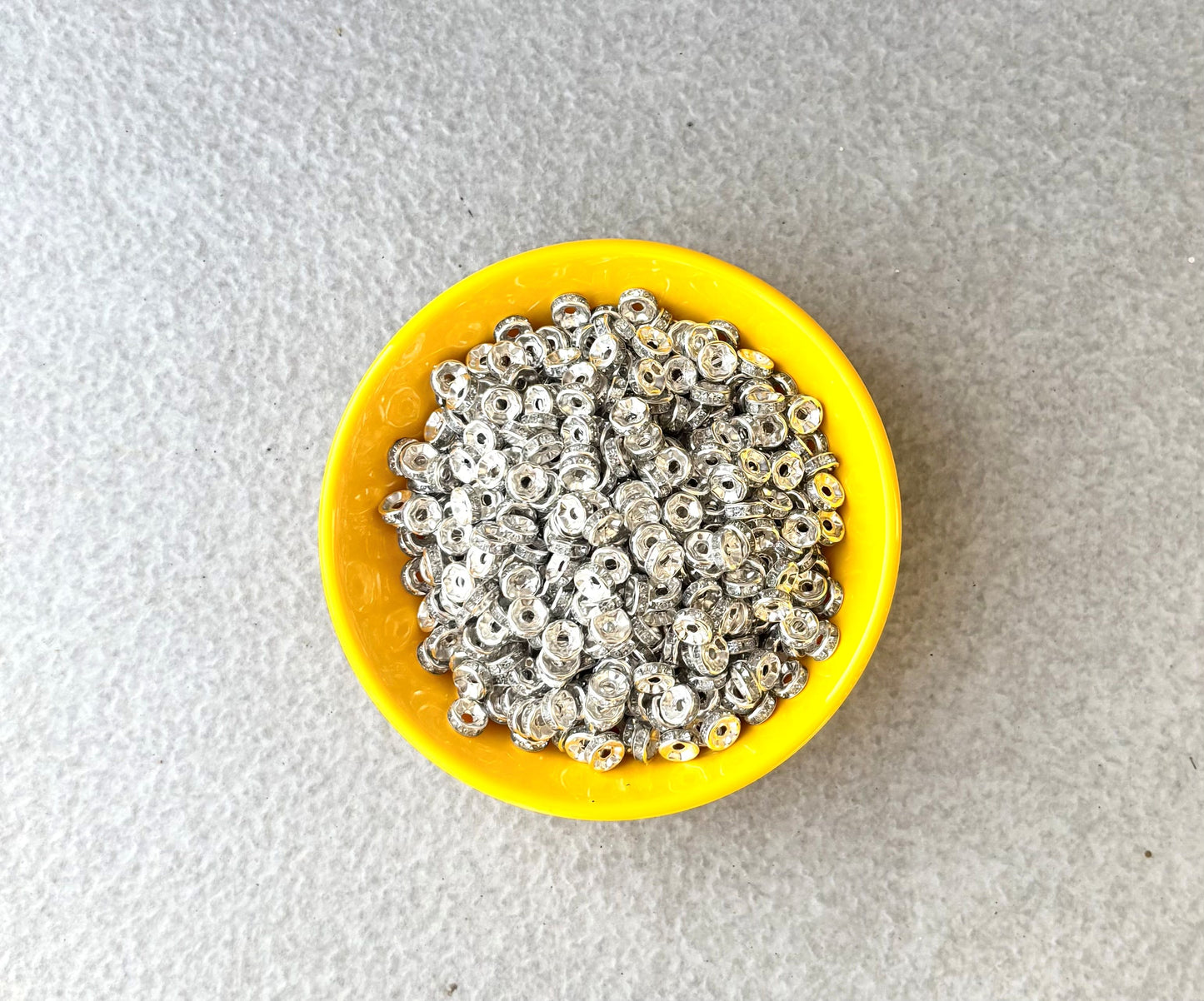 Sparkling Rhinestone Spacer Beads