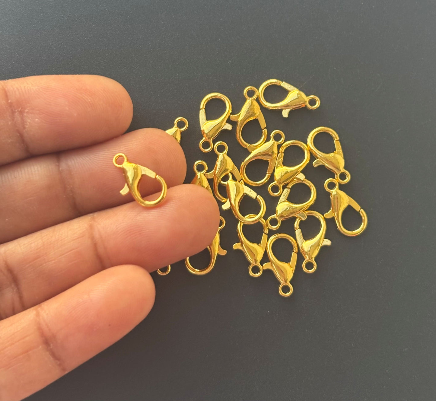 Gold Lobster Clasps - Jewelry Making Fasteners And Closures