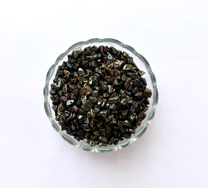 Bronze Irregular Shaped Glass Beads