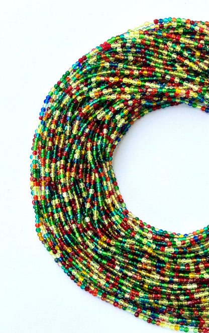 Multi-Color Faceted Hydro Beads - Vibrant Gemstone Strands for Jewelry Making