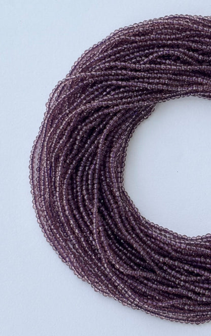 Amethyst Purple Faceted Hydro Beads - Vibrant Gemstone Strands for Jewelry Making