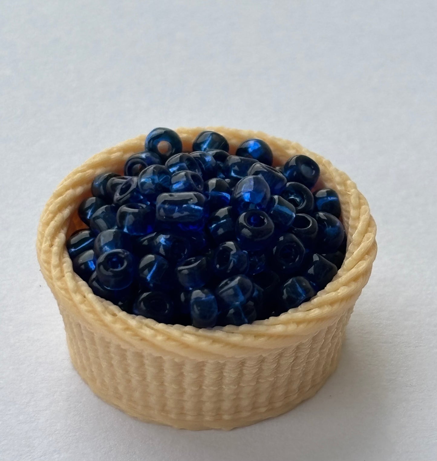 Translucent Navy Blue Indian Seed Beads