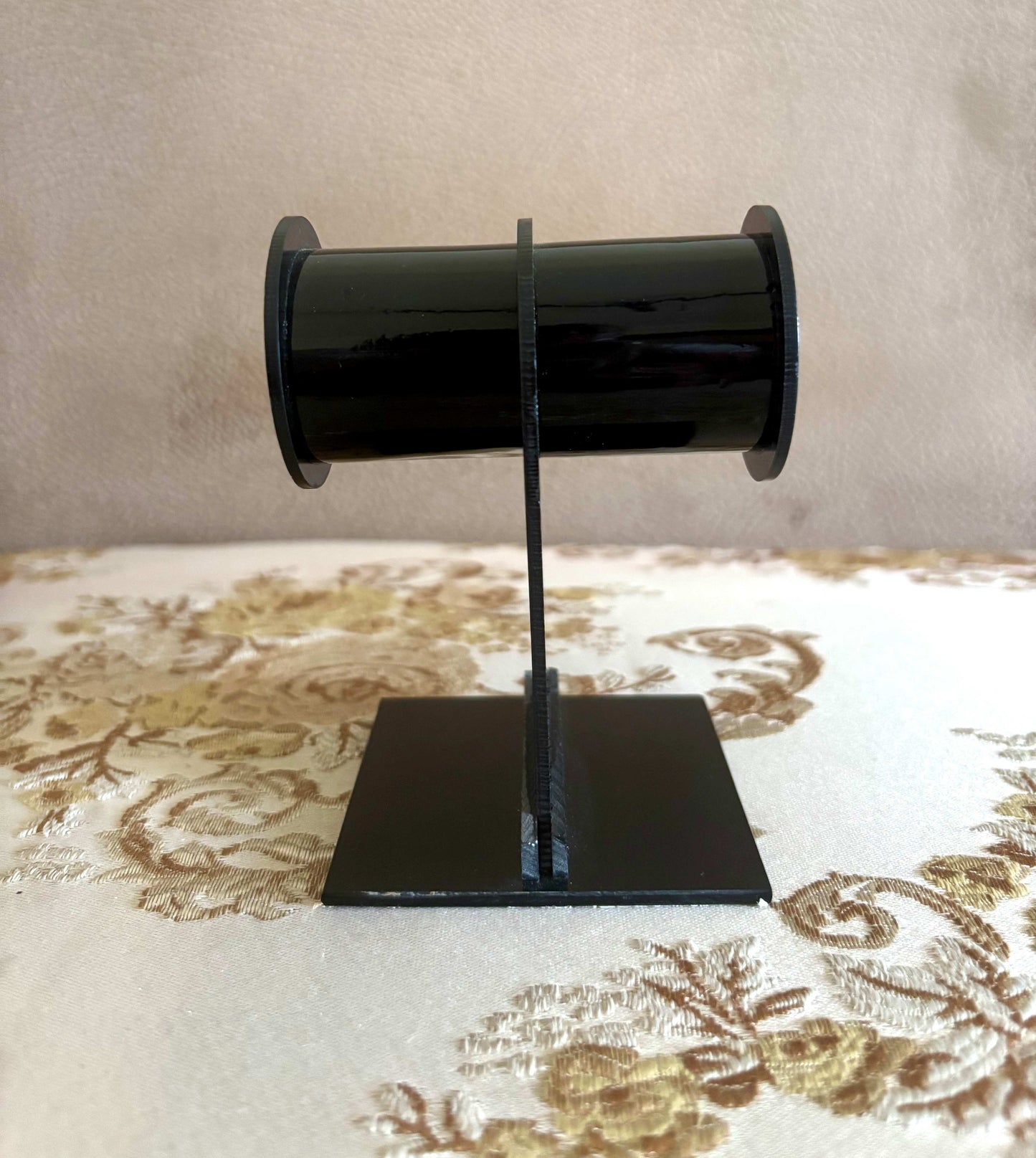 Modern Black Acrylic Bracelet and Watch Display Stand